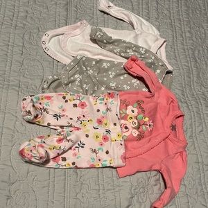 Premie Long Sleeve Onesies